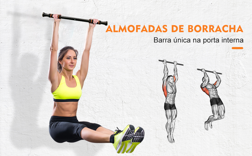 Barra Fixa De Porta Para Exercícios 