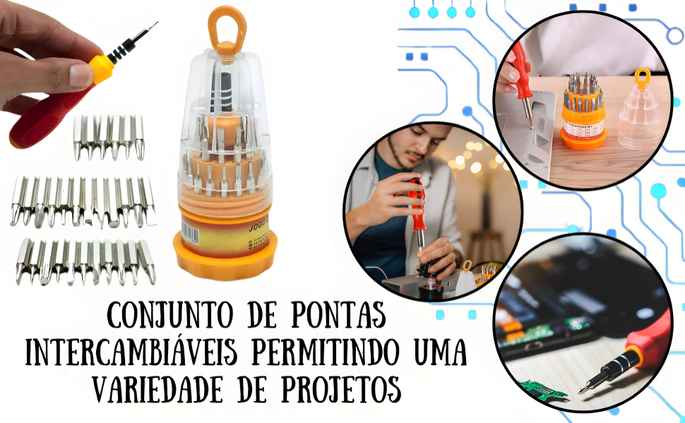 Chave de Fenda; Chave Philips; Chave de Precisão; Conjunto de Chave de Fenda; Manutenção de Celular
