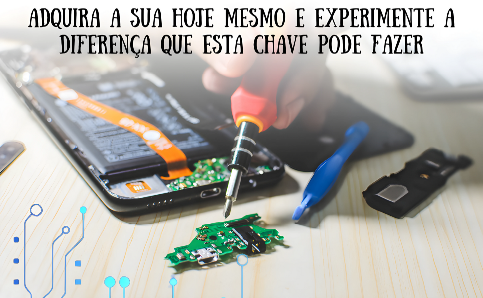 Chave de Fenda; Chave Philips; Chave de Precisão; Conjunto de Chave de Fenda; Manutenção de Celular