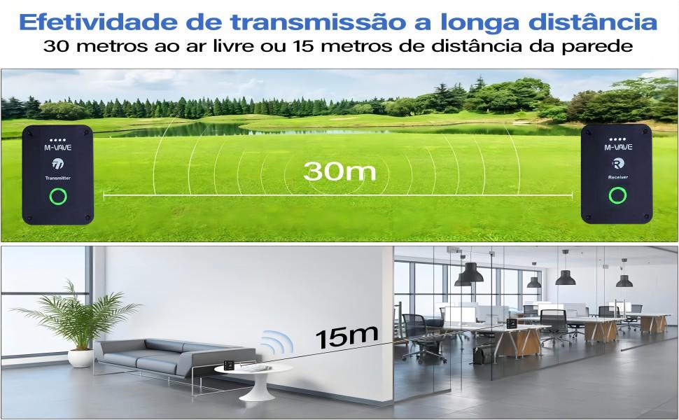 M-VAVE WP-9 2,4 GHz fone de ouvido sem