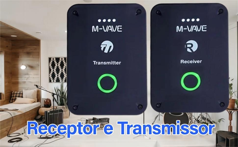 M-VAVE WP-9 2,4 GHz fone de ouvido sem