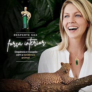 colar leopardo