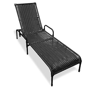 Espreguiçadeira Catar p/Jardim e Piscina Reclinável