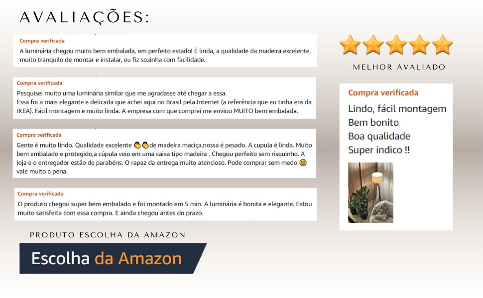 Avaliações