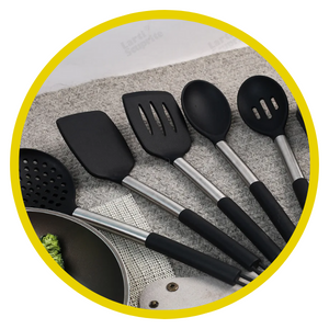 Utensilios de cozinha, para cozinha, silicone premium, kit escumadeiras, conjunto de utensilios