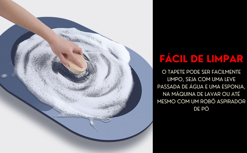 tapete mágico ultra absorvente