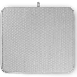 tapete escorredor de louça microfibra absorvente itens de cozinha escorredor de pratos