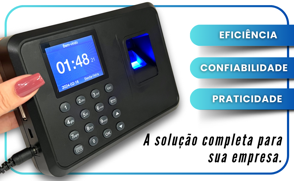 Relogio de Ponto Biometrico Para Empresas Digital Eletronico Oferta