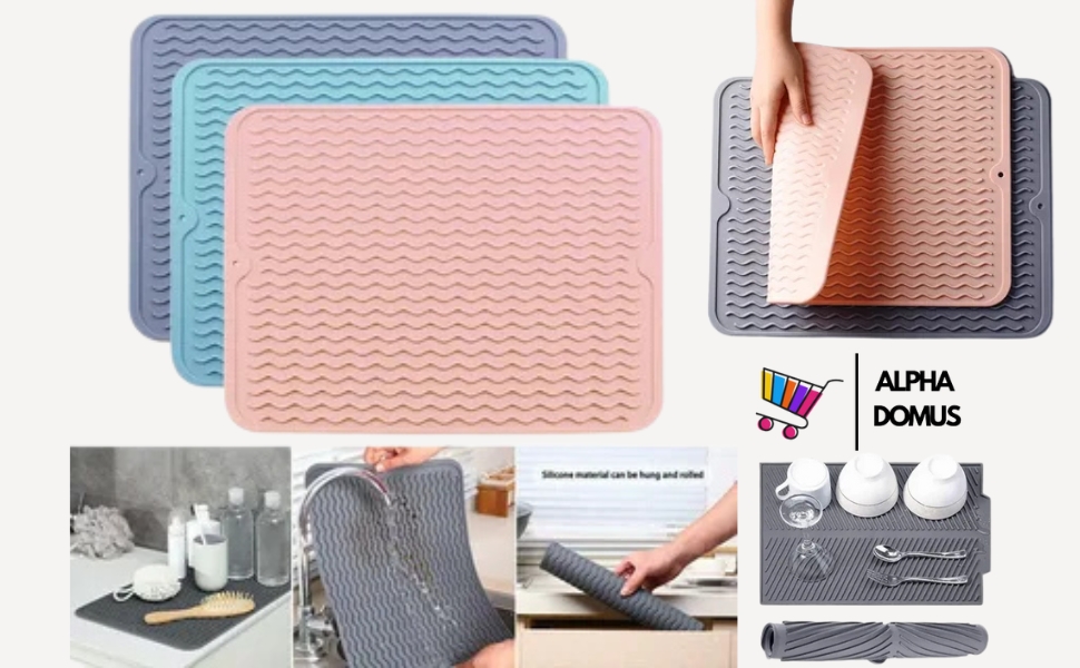 tapete de louça silicone para área molhada