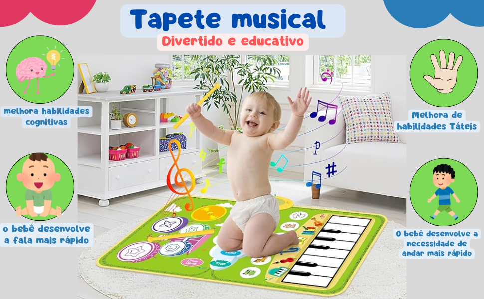 Tapete Musical interativo 