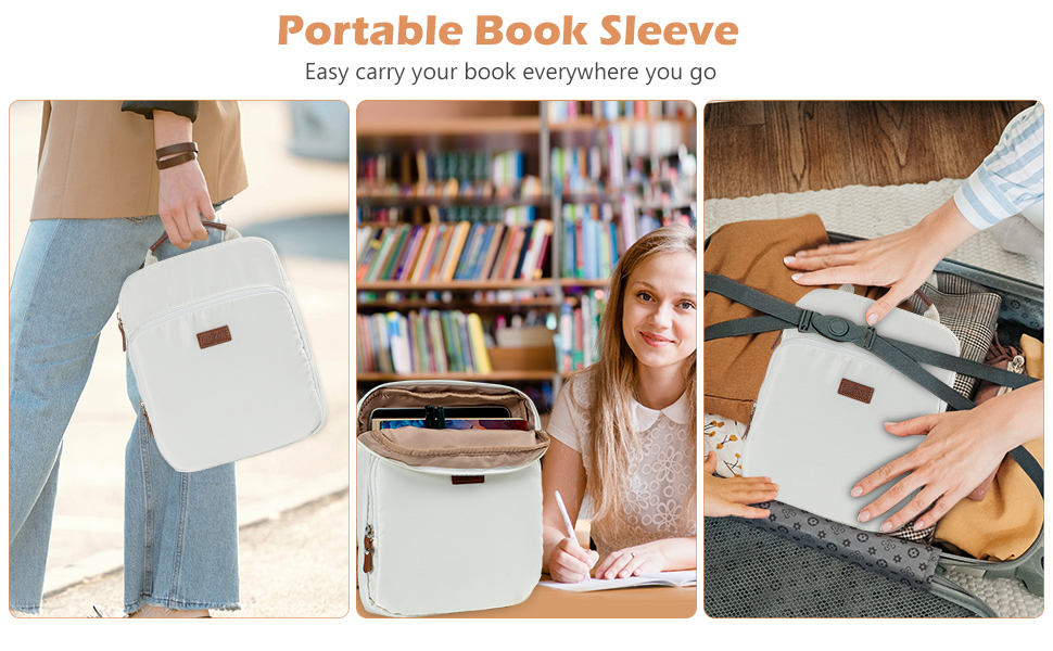 Capa de livro portátil 