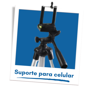 Tripé Profissional Universal Para Celular e Câmera