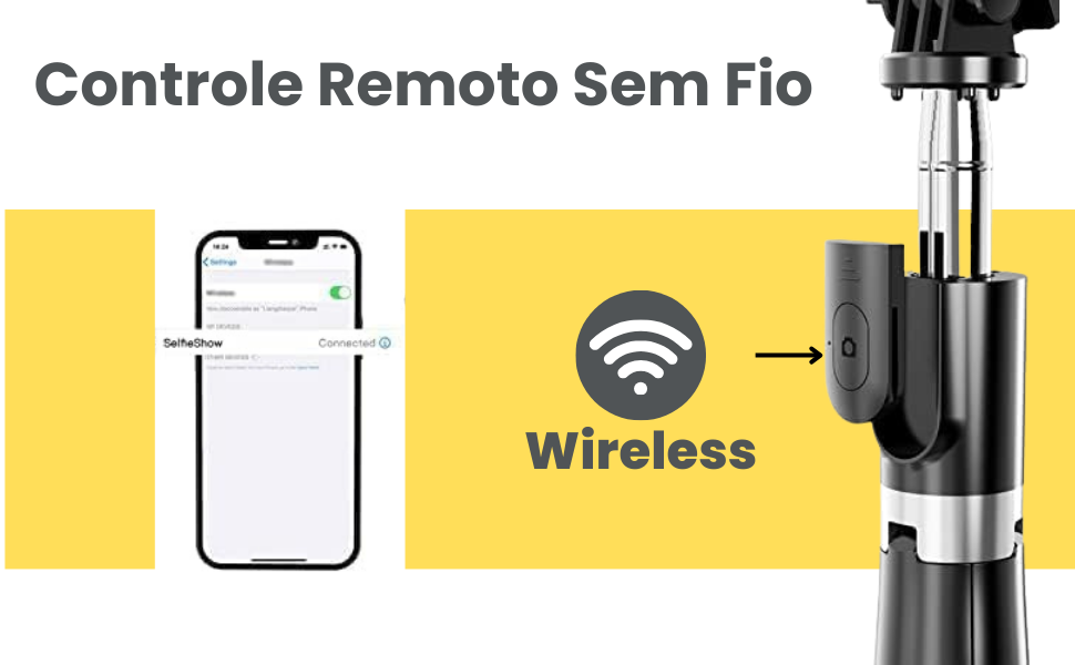 Tripé com controle