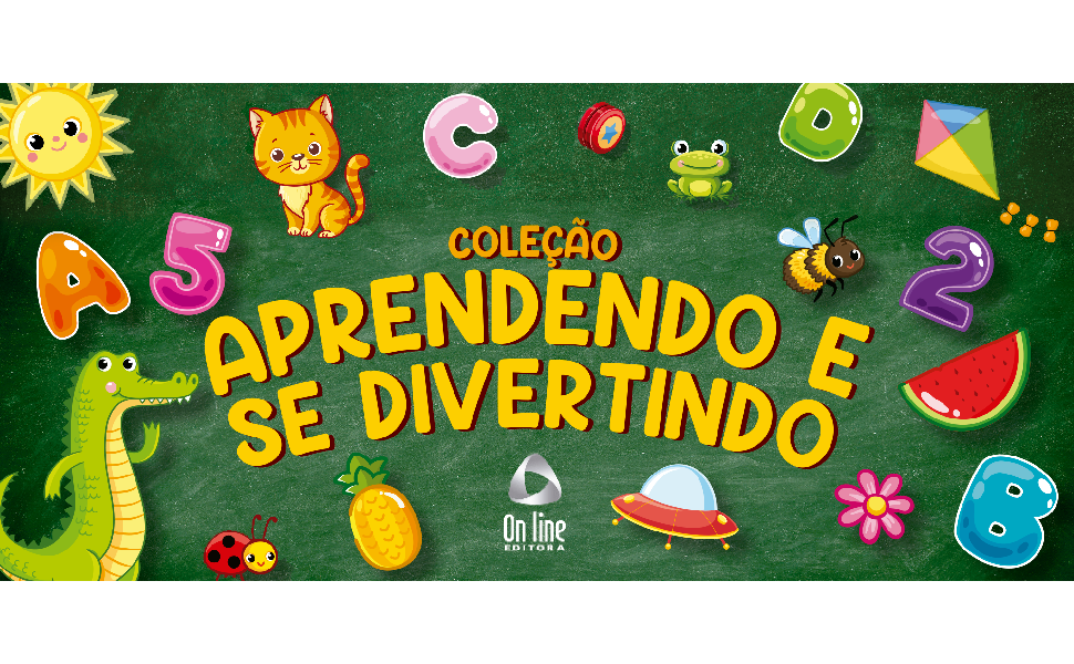 coleção aprendendo e se divertindo livro infantil ilustrado
